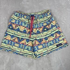 patagonia mens baggies shorts 5 Aztec Print Men's Size Small Swim Trunk